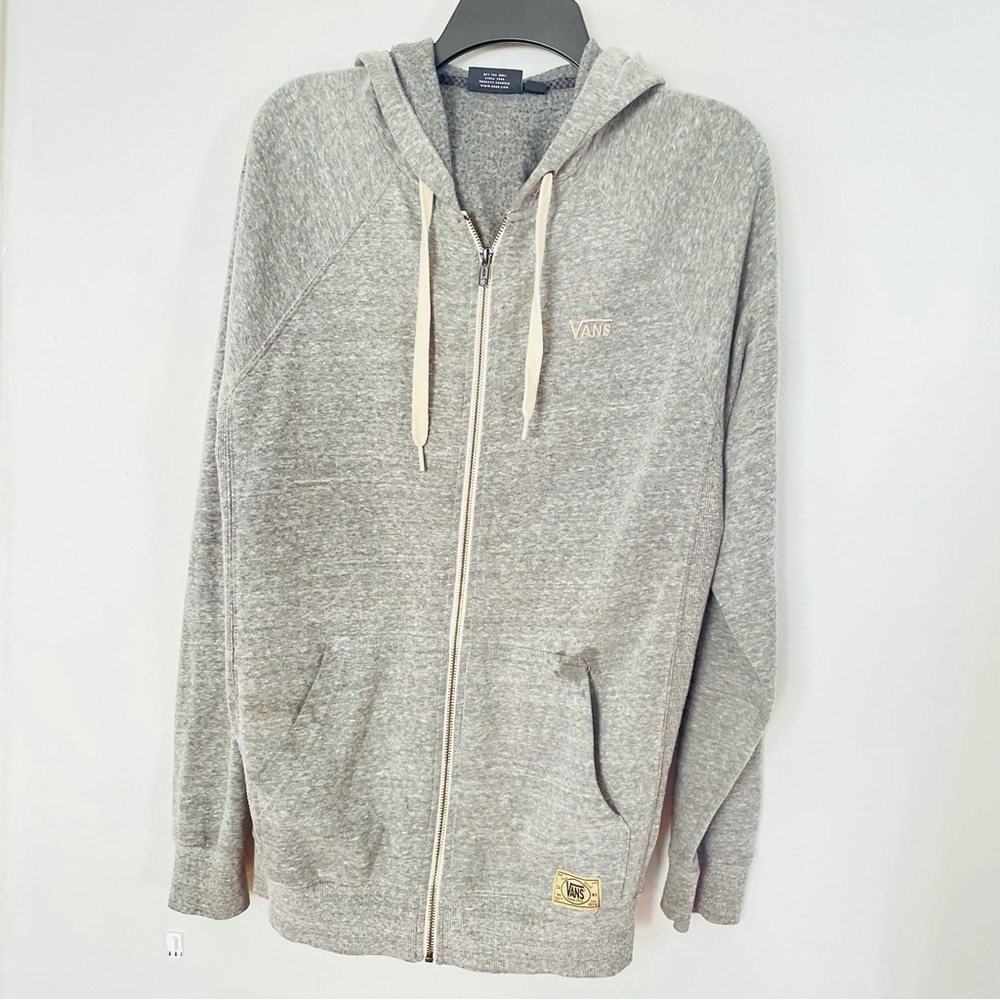 Vans zip up hoodie sweater size medium men’s